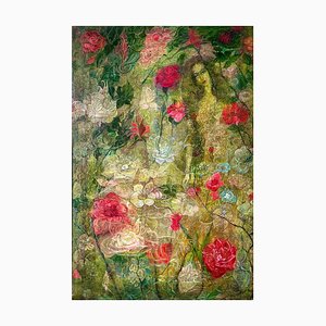 Manana Eloshvili, Flora, 2022, óleo sobre lienzo