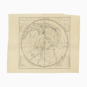 Antique Chart of the Southern Pole, 1803