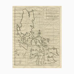Antike Karte der Philippinen von Anson, 1749