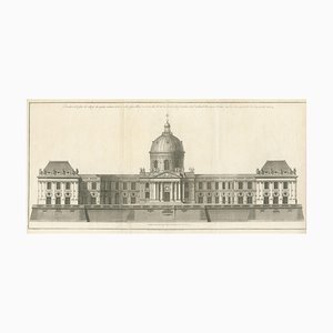 Mariette, Facade of the Collège des Quatre-Nations, 1738, Print