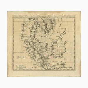 Antique Map of Southeast Asia by H. Chatelain, 1720