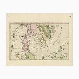 Antique Map of Southeast Asia by J. Ottens, 1710