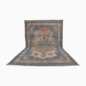 Türkischer Vintage Teppich aus Wolle & Baumwolle