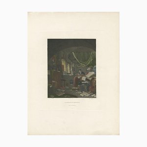 Texier, Illustration of an Alchemist at Work, 1810, Print