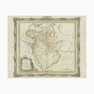 Antica mappa del Medio Oriente di Brion De La Tour, 1772
