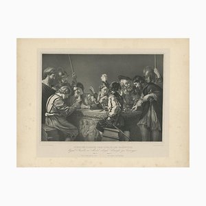 Soldaten beim Glücksspiel, 1840, Papier