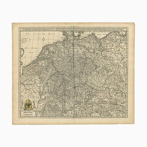 Germany and Bordering Kingdoms Map by N. Visscher, 1680