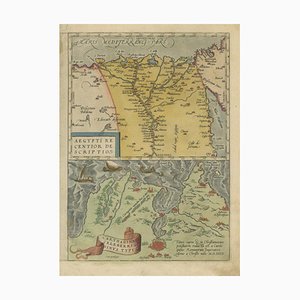 Antique Map of the Region Around the Nile and the City of Carthage by Aeg