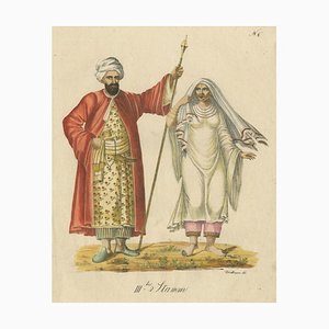 Brodtmann, IIIter Stamm Arab Costumes, Lithograph, 1816