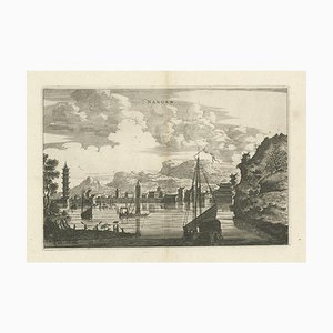 Nieuhof, City of Nangan in Fujian, China, 1668, Print