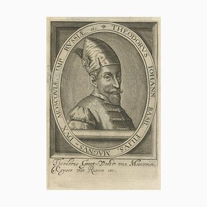 J. Janszoon, Portrait of Sovereign Theodor of Moscow, 1615, Paper