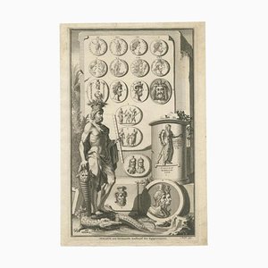 Goeree, Illustration von Serapis, einer griechisch-ägyptischen Gottheit, 1700, Print