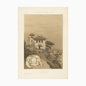 French Villa Cocqueville, 1890s, Paper