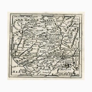 Karte von Nordindien und Pakistan Mogol, 1758