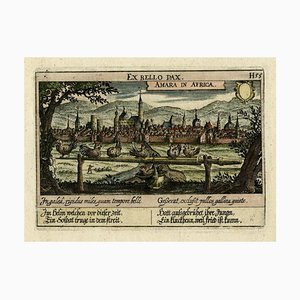 After Kieser, After War Comes Peace, City Amara in Africa in Background, 1630, Print