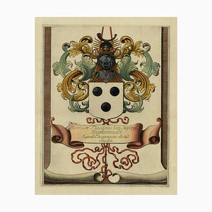 Coat of Arms of Theodorus Van Bleiswijk, Netherlands, 1680s, Paper