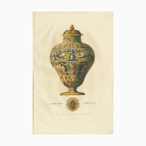 Delange, Vase of Monsignor Cajani, 1869, Paper