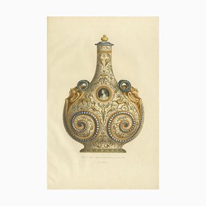 Delange, Décoratif d'une Gourde, 1869, Impression