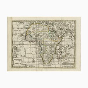 Antique Map of Africa by Keizer & De Lat, 1788