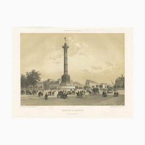Benoist, Place De La Bastille, 1861, Print