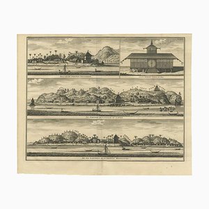 F. Valentijn, Hila and Fortresses, 1726, Print