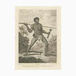 George Alexander Cooke, Vigilance in the Tropics: The Spear-Thrower of New Caledonia, 1801, Print