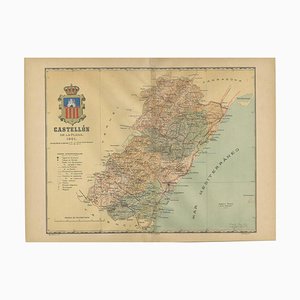 Cartographic Perspective of the Valencian Coast, 1901