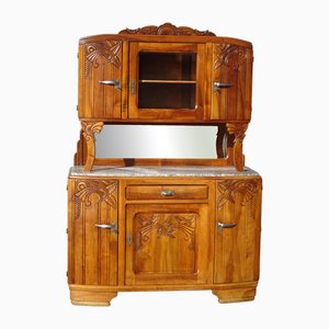 Credenza Art Deco in noce, anni '30