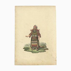 Harding, Costume of a Woman from Finland, 1811, Print