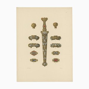 Hefner-Alteneck, Illustration of a Gold Dagger, 1890, Print