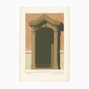 Delarue, Architecture Illustration of Carpentry or Woodwork, 1880, Print