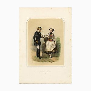 A. Lacouchie, Costumes of Germany, 1850s, Print