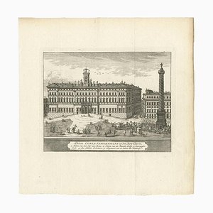 M. De Bruyn, Illustration des Palazzo Montecitorio, Rom, 1779, Print