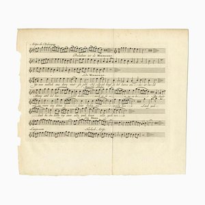 Shaw, Moorish Song, 1773, Paper