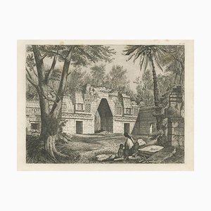 Carl August Menzel, Ruin in Peru, 1857