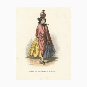 Woman from Vitoria, 1850, Paper