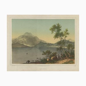 G. May, Loch Achray, Lake near Callander in Stirling, Scotland, 1860, Print