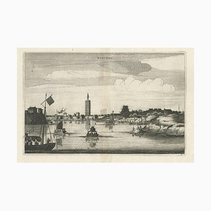 Johannes Nieuhof, City of Kancheu in China, 1668, Print