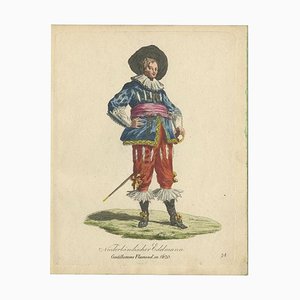 Dutch Nobleman in 1620, 1805, Paper