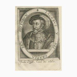 J. Janszoon, Portrait of King James V of Scotland, 1615, Paper