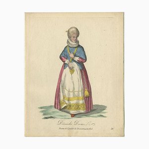 Lady from Denmark, 1805, Engraving on Paper