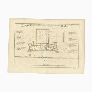 Fort St. Louis in der Nähe des Senegal River, 1747, Papier
