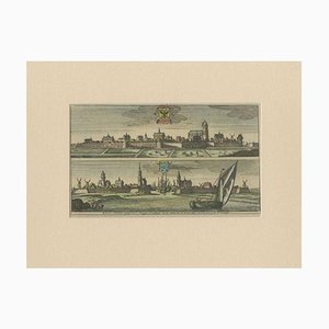 Gasper Bouttats after J. Peeters, Bolsward and Dokkum, 1680, Paper