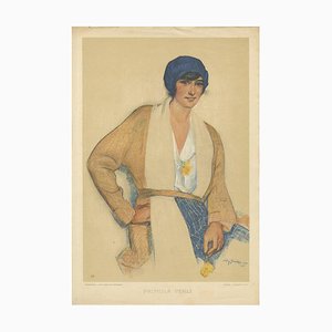 Willy Sluiter, Primula Veris, años 20, Litografía sobre papel