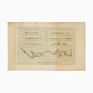 Antike Karte der Insel Neuirland im Bismarck-Archipel, Neuguinea, 1772