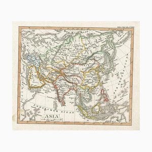 Petite Carte Antique de l'Asie, 1837