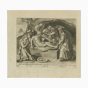 Collaert, La Mise au tombeau du Christ, 1784, Papier