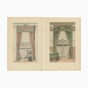 Beraud, Habillages de Fenêtres et Meubles, 1890, Papier, Set de 2