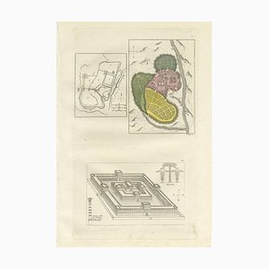 Ferrario, Plans de Jérusalem, 1831, Impression