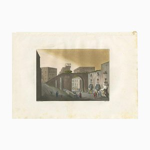 Ferrario, L'Entrée du Bazar de Jérusalem, 1831, Impression sur Papier